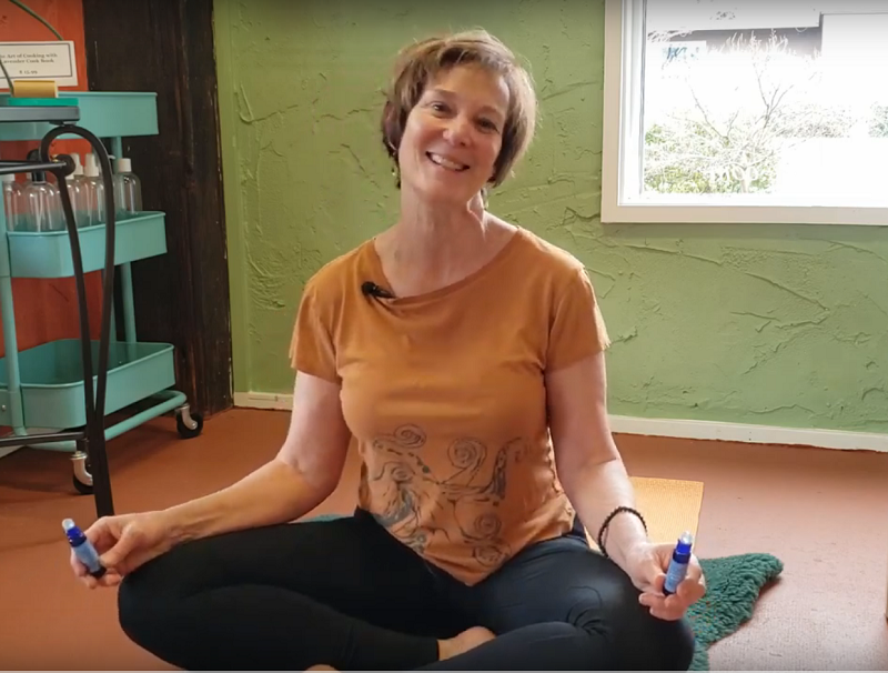 Caryn explains how to use essential oils for meditation and yoga
