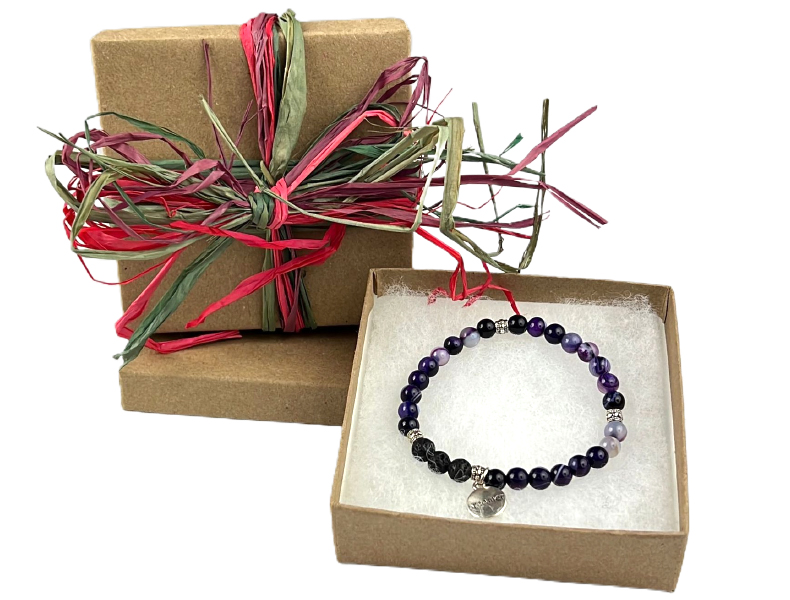 NEW Details about   Lava Rock Beaded Stretch Diffuser Bracelet W/Paw Print Handmade in the USA 