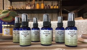 e3’s Hand Sanitizer has organic non-GMO ethyl alcohol, combined with aloe and glycerin to soothe and moisturize skin, as well as e3’s Resilience blend of essential oils with anti-viral properties for added effectiveness.