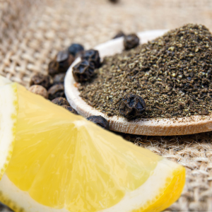 Try Caryn's recipe for spicy Lemon Pepper made with lemon essential oil.