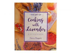 e3's favorite cookbook for cooking and baking with lavender is The Art of Cooking with Lavender, by award-winning cookbook author, Nancy Baggett.