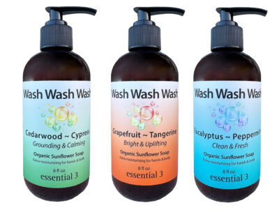 Wash Wash Wash Natural Antibacterial Liquid Soap moisturizes and protects