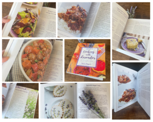 bake or cook with lavender with "The Art of Cooking with Lavender" cookbook with 80 sweet and savory recipes