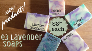 Our natural artisan soaps are luxurious, handcrafted bars made with love and some of our favorite e3 lavender essential oils and blends.