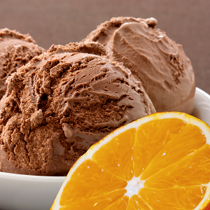 Dress up chocolate ice cream with Caryn's recipe for Orange Drizzle using bergamot essential oil. 