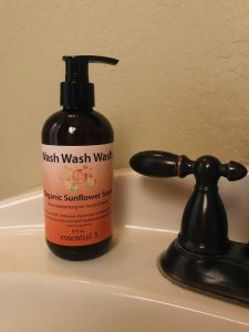 e3’s Natural Antibacterial Liquid Soap is a moisturizing, organic antibacterial liquid soap that helps protect your skin.